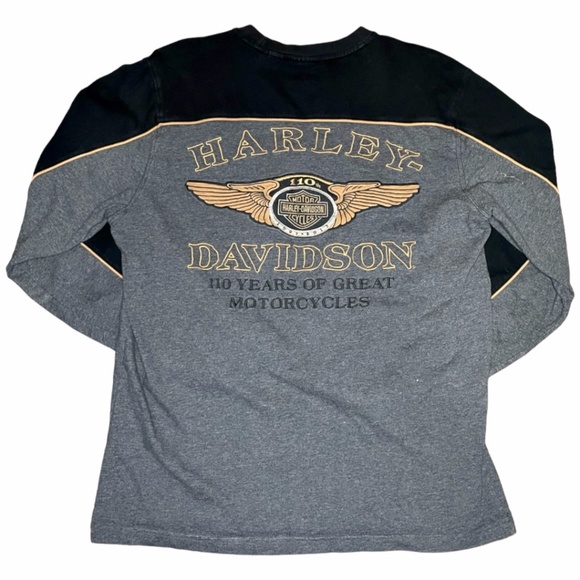 Harley Davidson 110 Year Anniversary 2013 Long Sleeve Tee - Picture 1 of 7